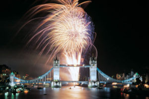 Professional Fireworks Displays | London New Year's Eve at Tower Bridge