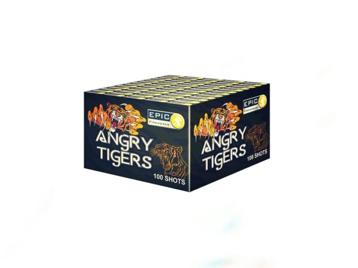 angry tigers single ignition multishot loud firework