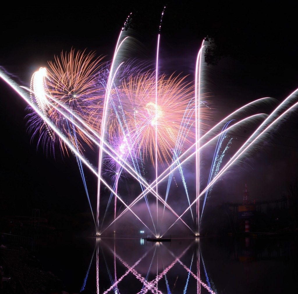 professional wedding fireworks